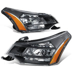 Set of 2 Amber Corner Headlight Lamps for Ford Focus (2008–2011)