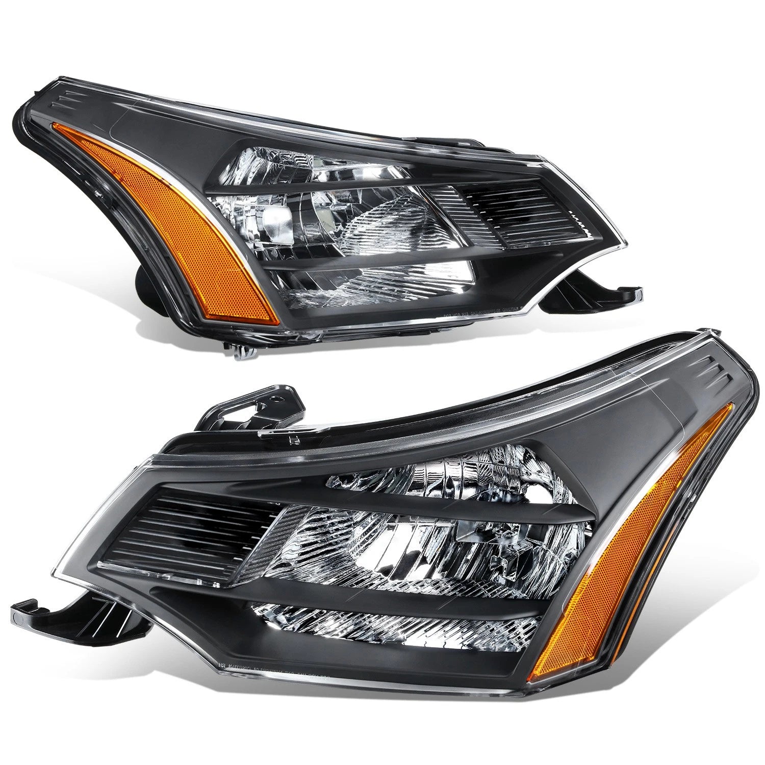 Set of 2 Amber Corner Headlight Lamps for Ford Focus (2008–2011)