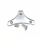Chrome Sissy Bar Backrest Pad Mount Kit for Harley Touring (2009–2017)
