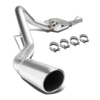 4" Round Muffler Tip Catback Exhaust Piping System for Silverado (2009–2013)