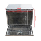 24'' Aluminum Diamond Plate Tool Underbody Box for Pickup Truck Bed