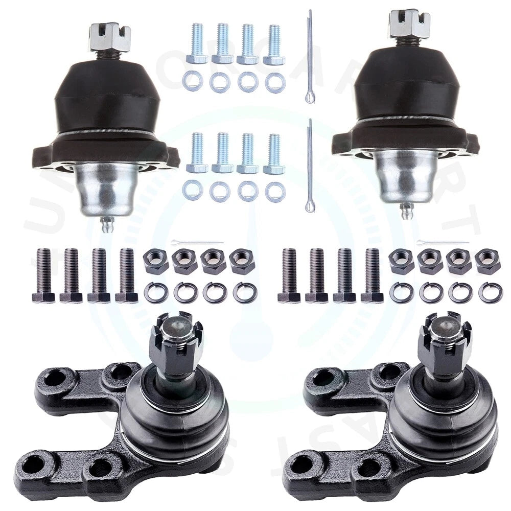 Set of 4 Front Upper Lower Ball Joints for Nissan Pickup Pathfinder (1986–1995)