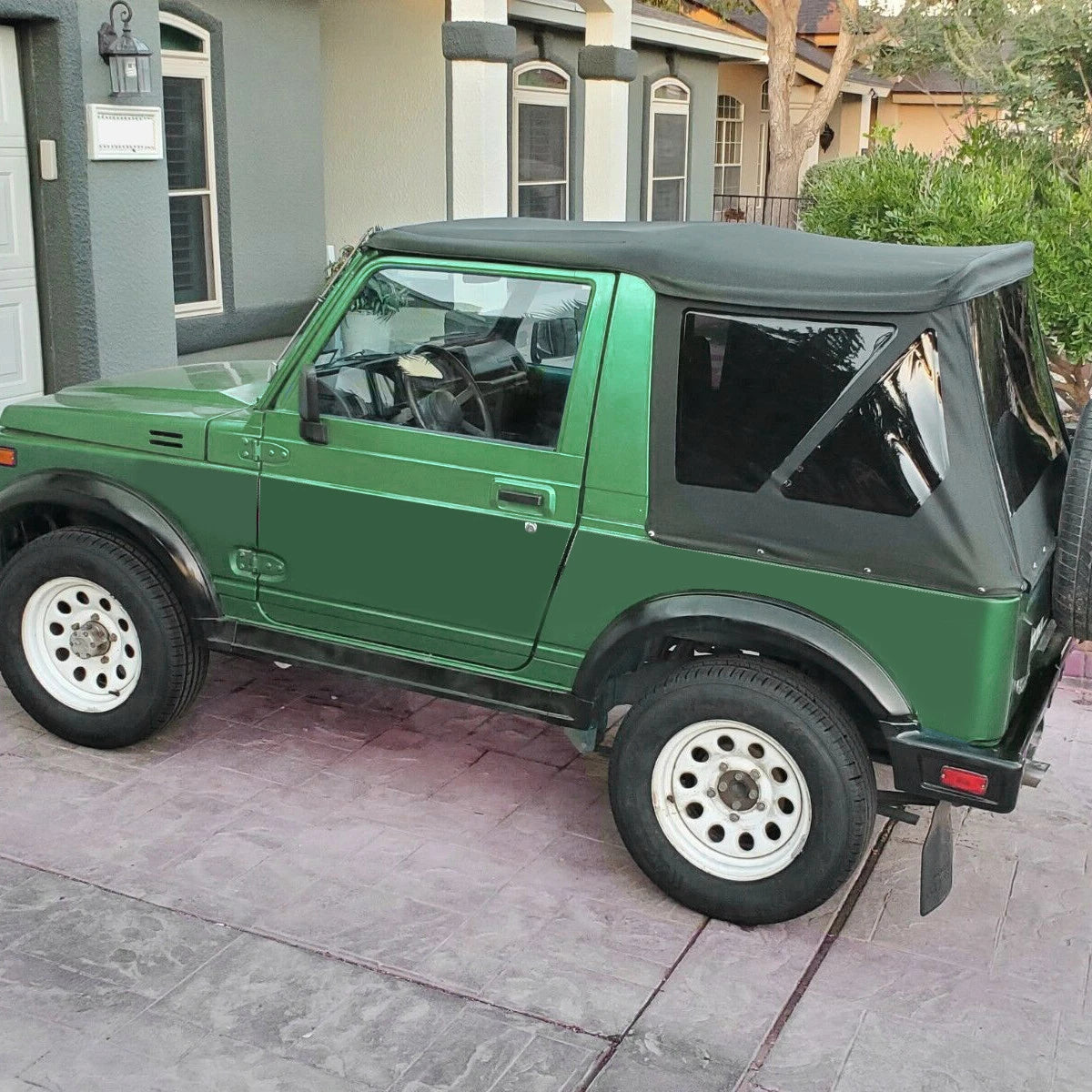 Replacement Soft Top for Suzuki Samurai (1986–1994) with Zip Out Tinted Windows