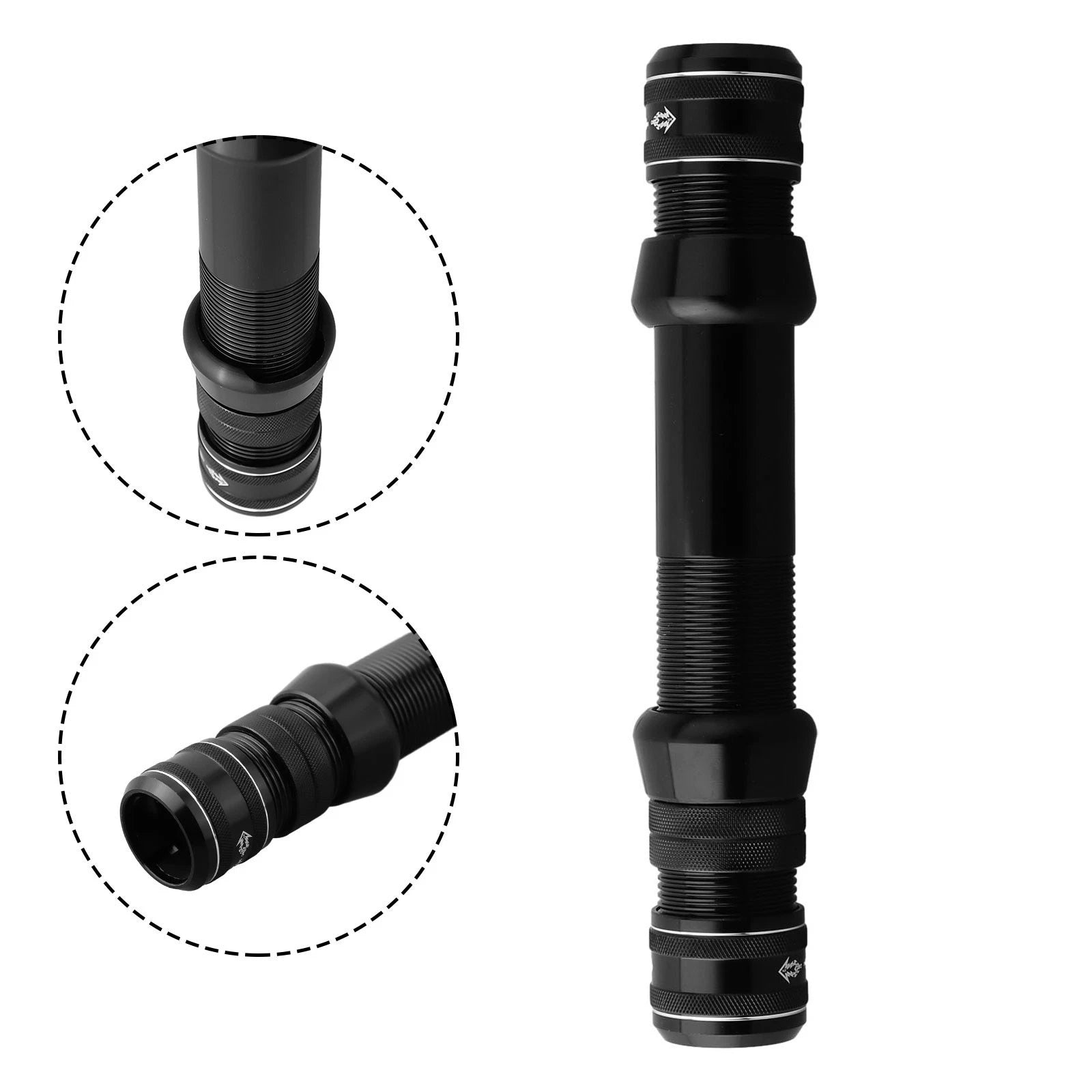 Deck Rod Clip for Fishing Rods 16-28mm 39-64g Black