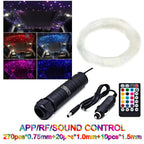 12V RGB Roof Ceiling Star Light Kit for Car - 300Pcs Fiber Optic (All Years)