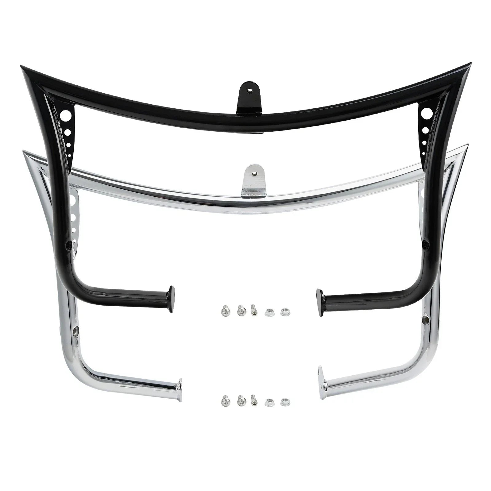 Engine Guard Crash Bar for Harley Road Electra Glide (1997-2008) Black/Chrome