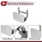 Bumper Trim Nozzle Cover No. 51117111742 for BMW 525i (2004–2005) Silver Tone