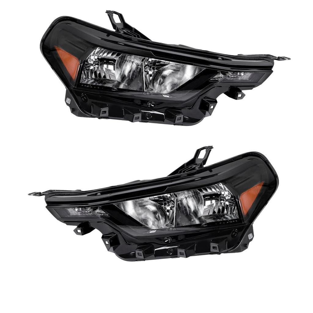Set of 2 Headlights for Chevrolet Colorado (2023–2025) Black Halogen