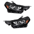 Set of 2 Headlights for Chevrolet Colorado (2023–2025) Black Halogen