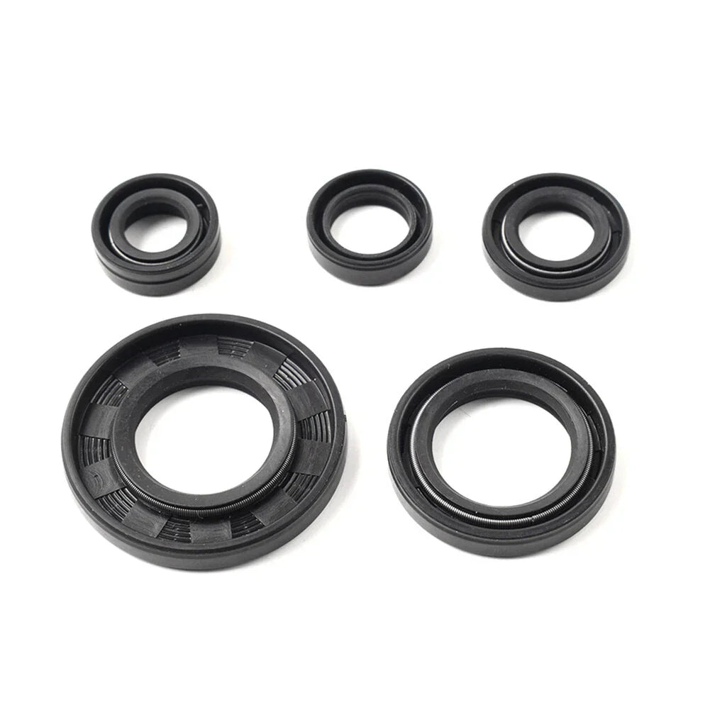 5 x Motorcycle Engine Gear Shaft Oil Seals for Yamaha YBR125 (2005-2016)