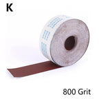 Sandpaper Roll for Wide Application (80, 120, 180, 240, 600, 800 Grit)
