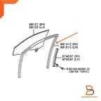 Front Left Door Glass Run Channel Seal for Toyota Corolla Altis (2001-2007)