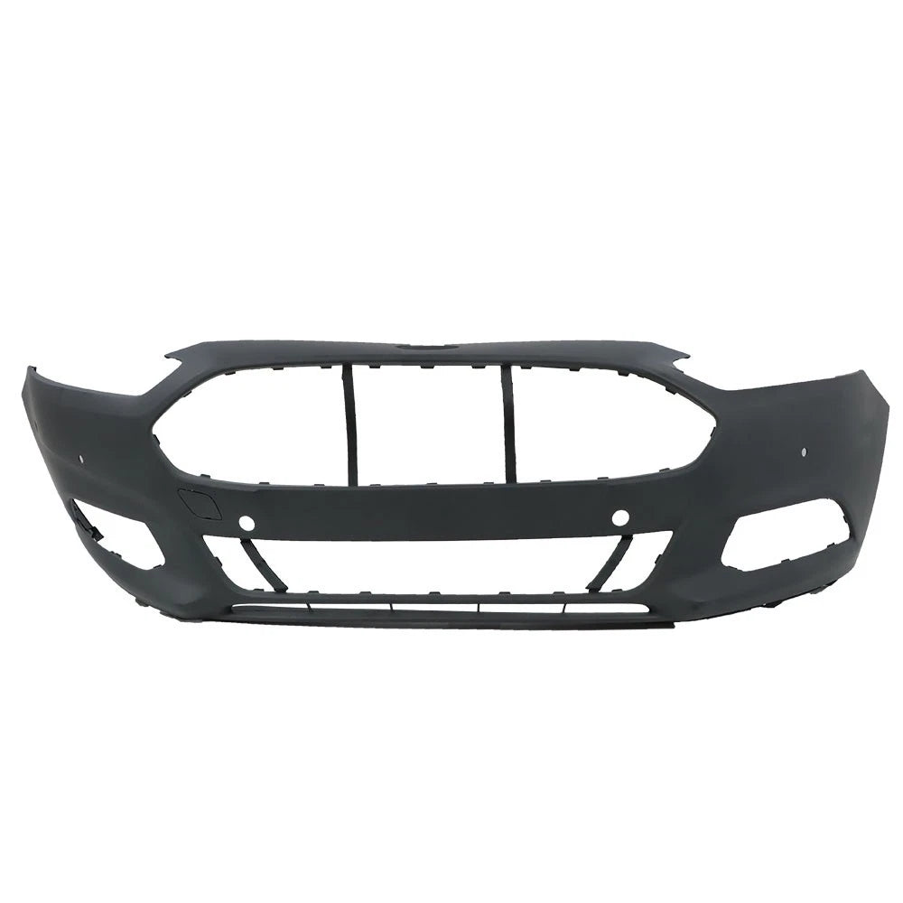 Front Bumper Cover & Grille Combo for Ford Fusion (2013–2016) Black Chrome
