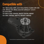 Water Pump Unit for Mercruiser OMC 2.5L 3.0L 4.0L