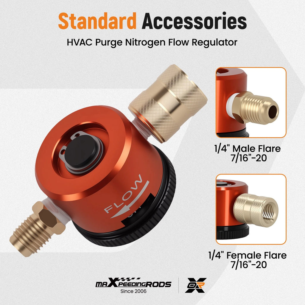 Nitrogen Purge Tool for HVAC Brake System (50PSI, 200PSI Max)