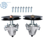 Set of 2 Spindle Assembly for Cub Cadet MTD ZT1 ZTS1-46 (618-09395, 618P09395)