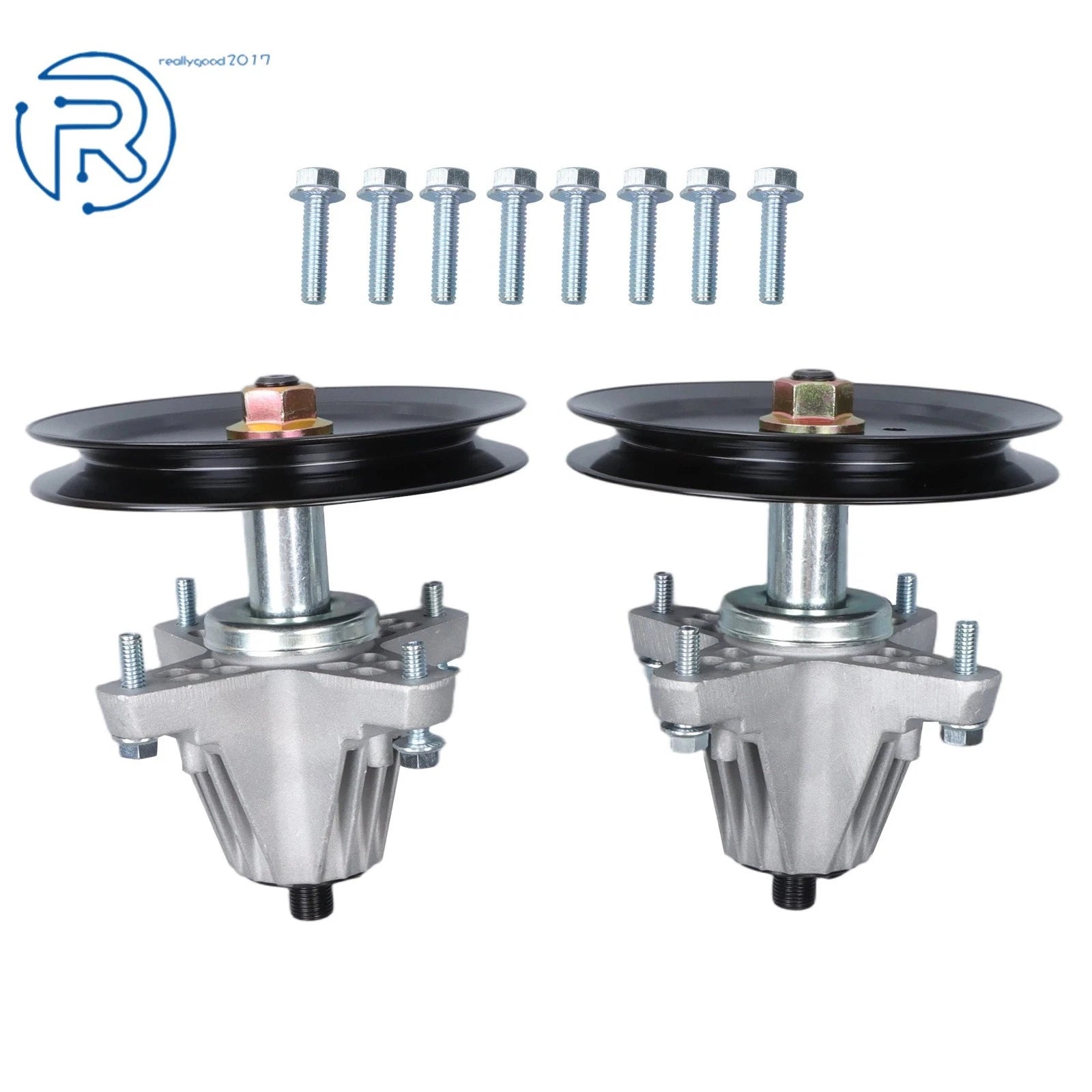 Set of 2 Spindle Assembly for Cub Cadet MTD ZT1 ZTS1-46 (618-09395, 618P09395)