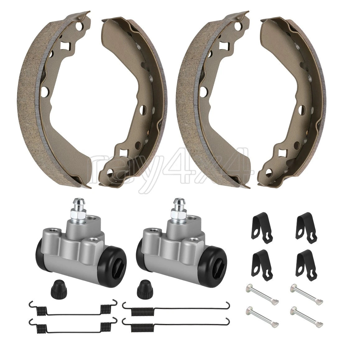 Front Brake Wheel Cylinders & Shoes for Suzuki KingQuad 300 4x4 (1999–2001)