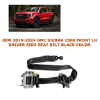 Front Left Seat Belt for GMC Sierra 1500 (2019–2024) BLACK 84459234