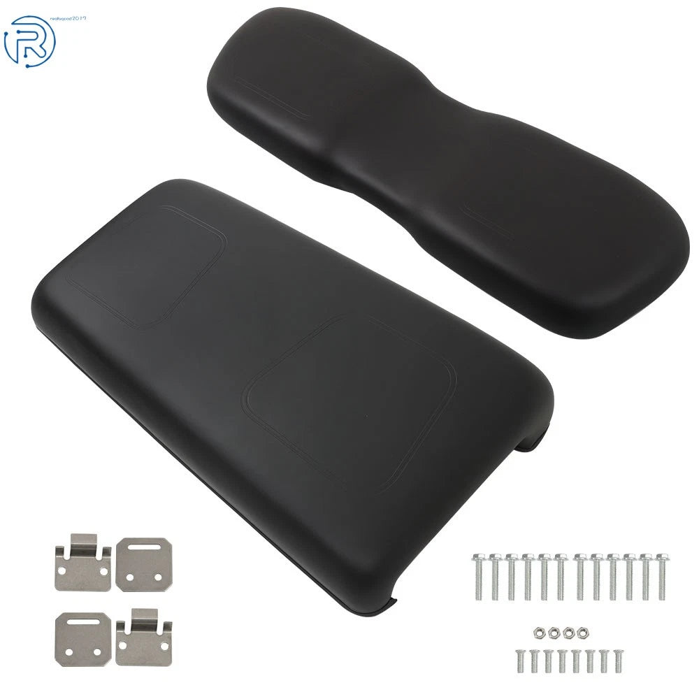 Black Front Seat Bottom and Back Cushion for Club Car DS (2000.5-Up)