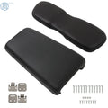 Black Front Seat Bottom and Back Cushion for Club Car DS (2000.5-Up)