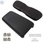 Black Front Seat Bottom and Back Cushion for Club Car DS (2000.5-Up)