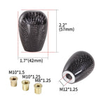 Carbon Fiber Automatic Gear Shift Knob for Universal Fit