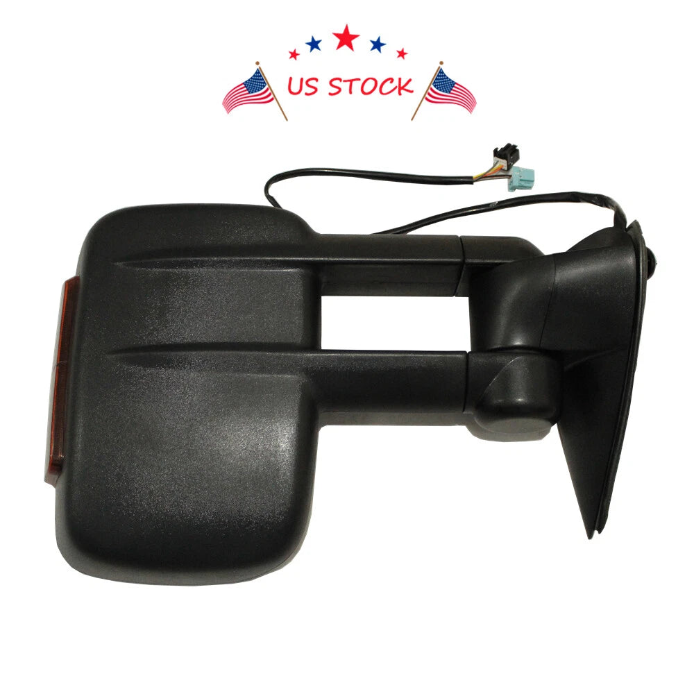 Power Heated LED Tow Mirrors for Chevy Silverado 1500/2500/HD/3500 (2003-2006)