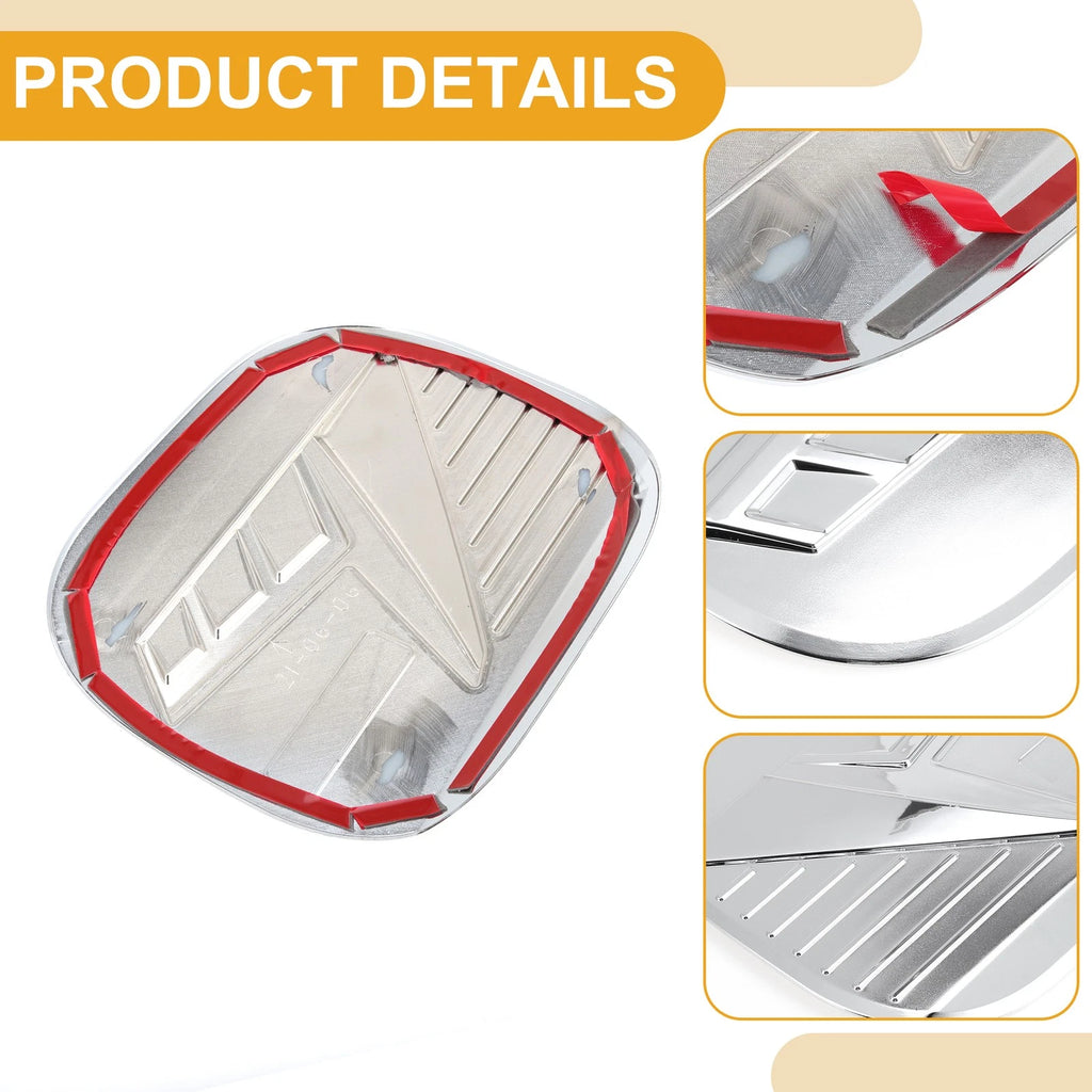 Fuel Tank Door Cap for Hyundai Tucson (2021–2024) Chrome Silver Tone