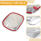 Fuel Tank Door Cap for Hyundai Tucson (2021–2024) Chrome Silver Tone