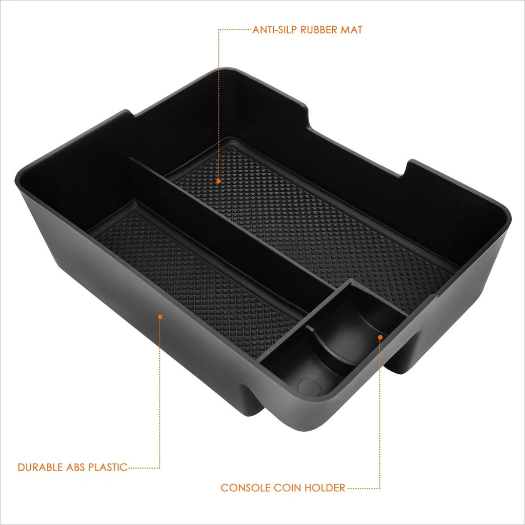 Center Console Storage Armrest Organizer Tray for Tesla Model 3 (2017–2019)