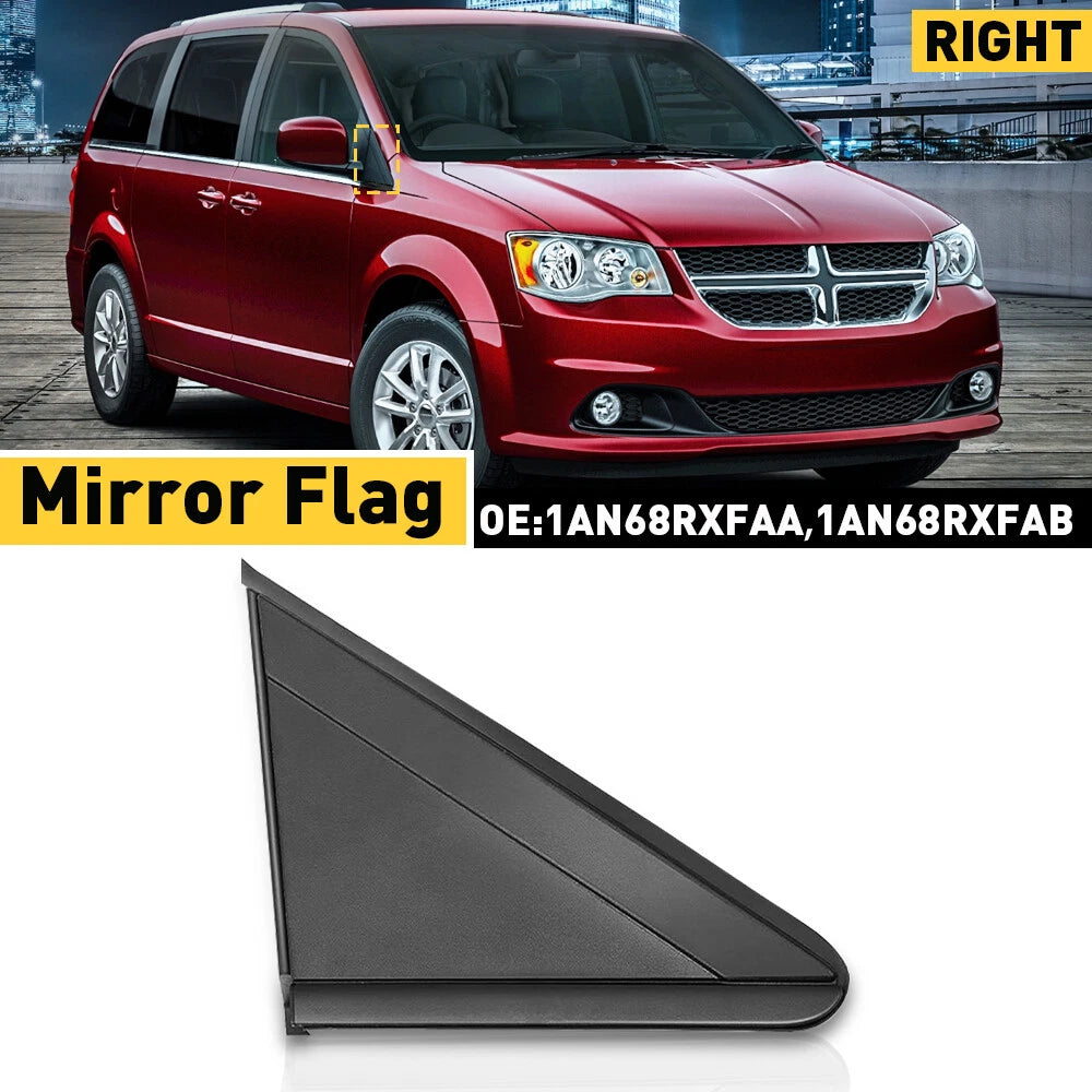 Right Mirror Triangle Corner Molding for Dodge Grand Caravan (2008–2020)