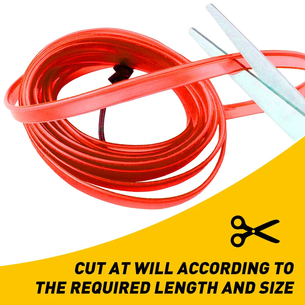 Red LED Interior Strip Light for Auto Car (12V)