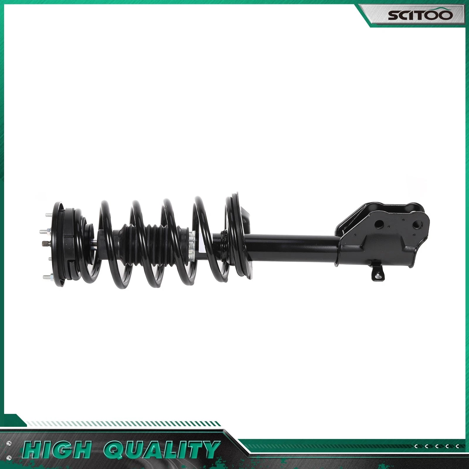 Set of 2 Front Shocks Struts & Coil Spring Assembly for Ford Edge (2007–2010)