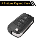 3 Button Key Fob Shell Case for Kia Rio (2012) - Black