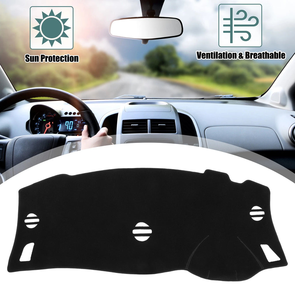 Dashboard Cover Mat for Nissan Elgrand (2010–2023) Black Polyester