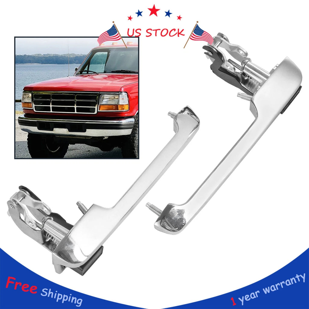 Set of 2 Outer Door Handles for Ford Pickup Bronco (1980–1997)