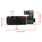 5 Way Directional Control Solenoid Valve for Electric Systems (24V DC)