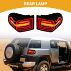 1 Pair OLED Tail Lights Assembly for Toyota FJ Cruiser (2007–2014)