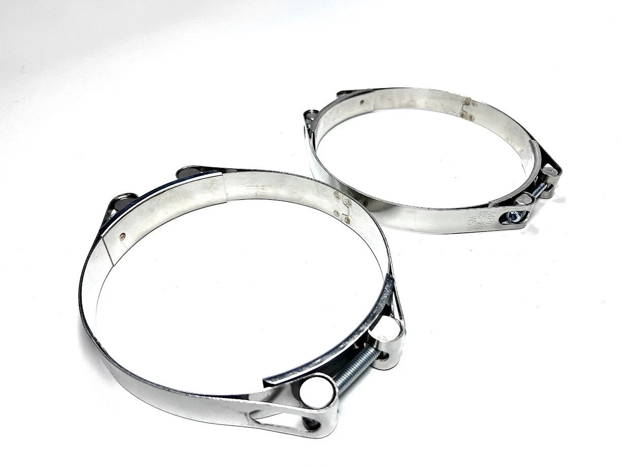 Set of 2 T-Bolt Exhaust Clamps for Tridon DS5155A (155mm - 165mm)
