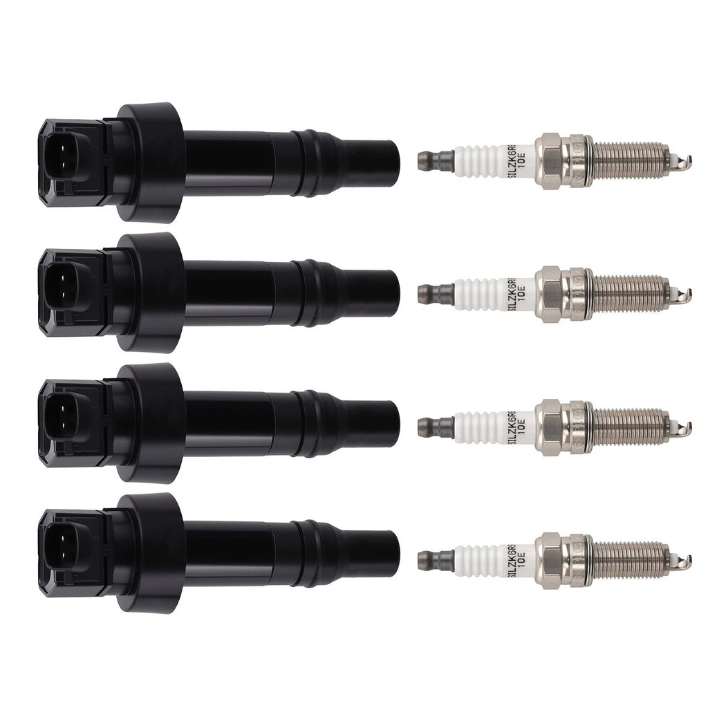 4X Ignition Coils + Spark Plugs for Hyundai Kia L4 1.6L (2012–2020) GN10634 C-813