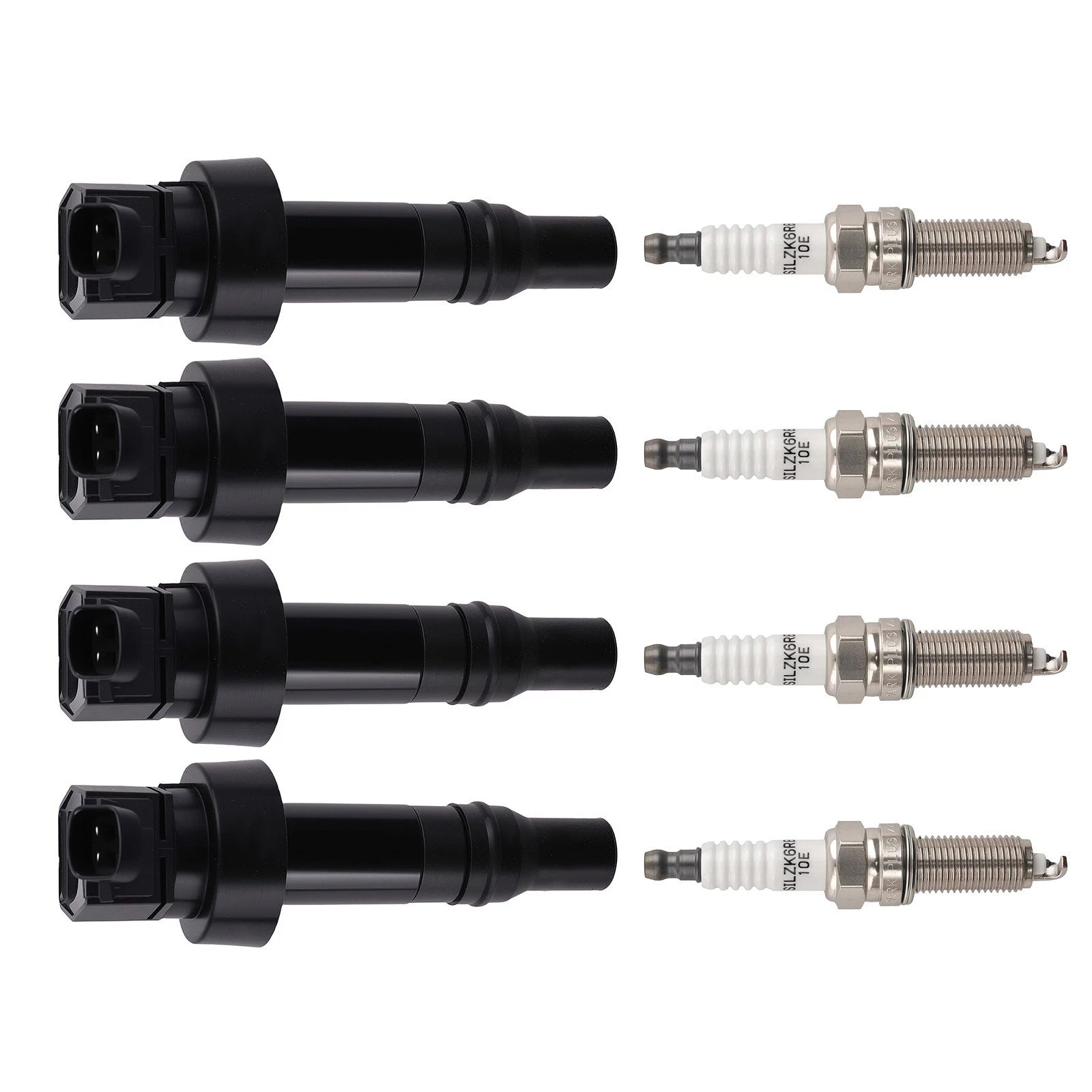 4X Ignition Coils + Spark Plugs for Hyundai Kia L4 1.6L (2012–2020) GN10634 C-813