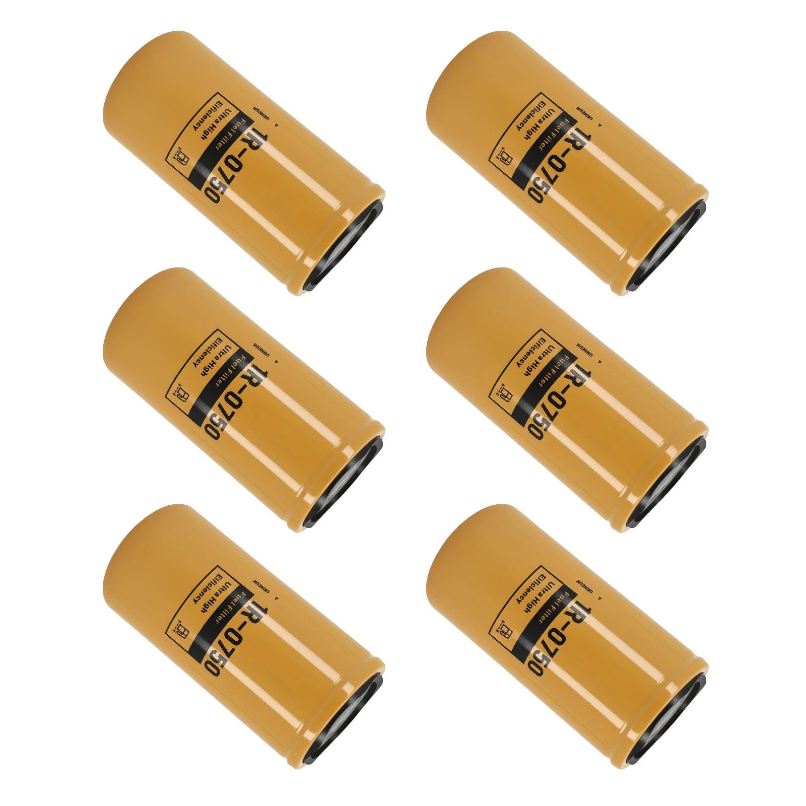 Engine Filter Kit for CAT 3114 3116 Diesel (6 Pack) BF7633 FF5320