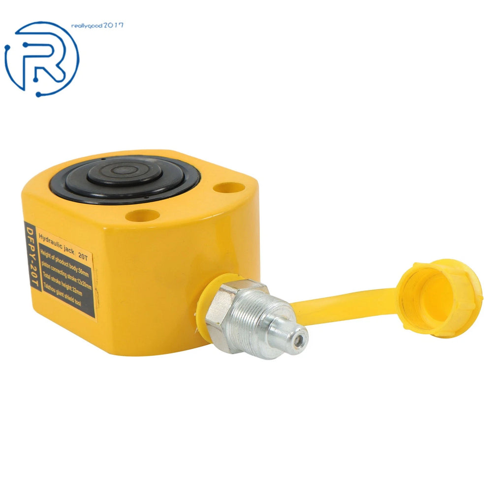 20Ton Hydraulic Cylinder Low Profile Ram Jack Multi-Section (1in Stroke)