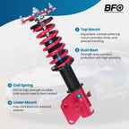 4X Coilovers Suspension Lowering Kit for Subaru Impreza WRX (2002–2007) Forester (2003–2008)