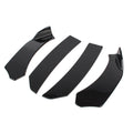 Glossy Black Front Bumper Lip Chin Spoiler Splitter for Universal Car