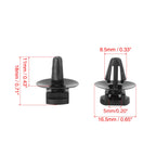 10pcs Fastener Clip Retainer with Cable Tie for Audi Skoda 