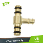 Brass Fuel Tee Fitting for Yamaha FJ600 XS750 XS1100 (1984–1985)