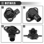 Throttle Position Sensor for Honda Accord (2003-2007) Black Plastic
