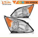 Headlight Assembly for Honda CR-V (2007–2011) Chrome Housing